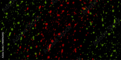 Abstract color shining bokeh isolated on transparent background. glowing red light particles scattered across a deep black space. Cascading pink particles, glowing dots, and soft shimmering highlights