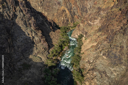 Wallpaper Mural A stormy stream of a mountain river flows inside the Black canyon located in Kazakhstan Torontodigital.ca