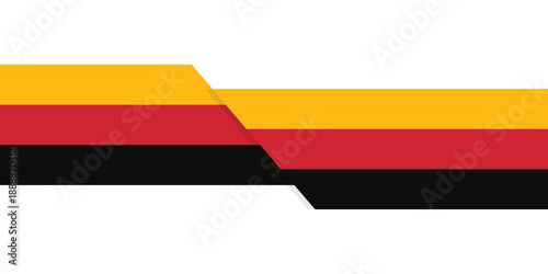 Background stripe line seamless pattern color Jerman. Style paper folding lane Germany. Technology and sports banner template