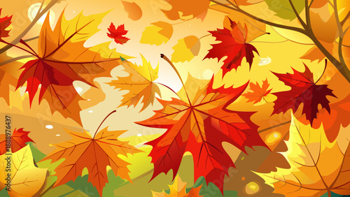autumn leaves background