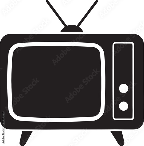 c,Vintage TV Symbol