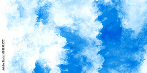 Elegant light blue watercolor background with a soft gradient. abstract blue watercolor illustration ar blue color texture background. Classic hand painted blurred and grainy Blue powder explosion on 