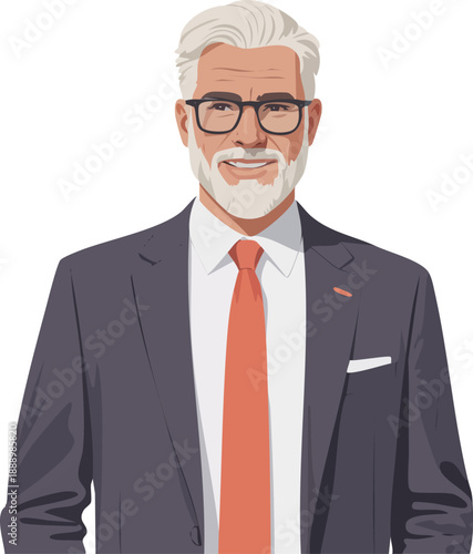 portrait of a handsome businessman