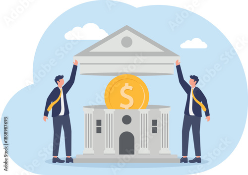 Banking and Capital Wealth Management Concept with Professionals