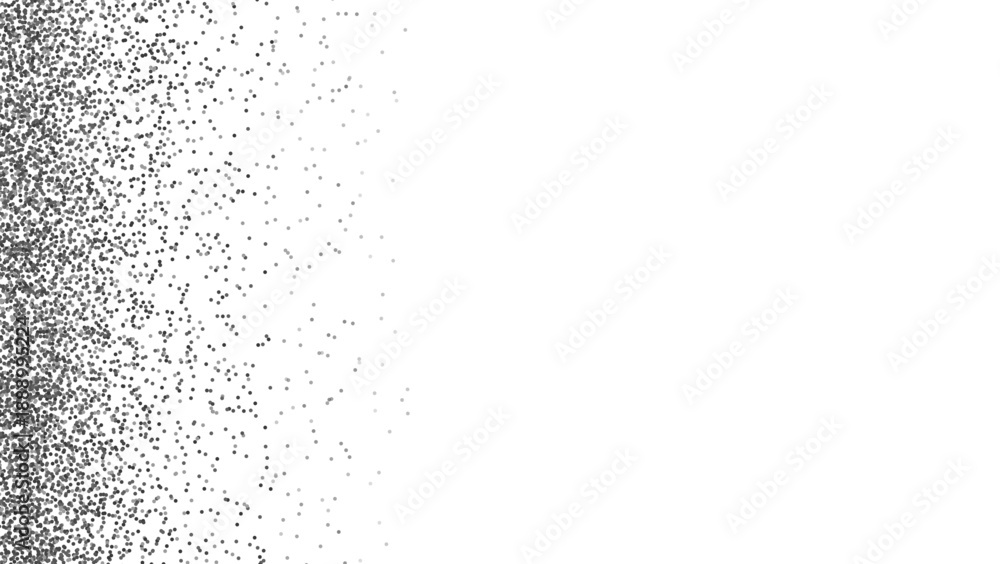 Obraz premium festive silver explosion of shiny confetti in the shape of square frame