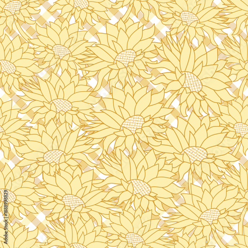 Country Retro, backdrop , surface pattern design, Illustrations
