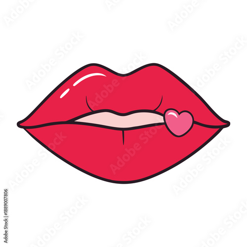 Soft, full, and radiant, her lips curve with gentle allure, tinted with natural or bold hues, expressing warmth, confidence, and a touch of irresistible charm.
