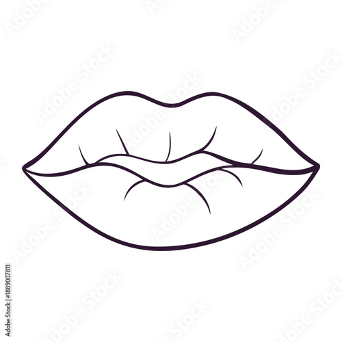 Soft, full, and radiant, her lips curve with gentle allure, tinted with natural or bold hues, expressing warmth, confidence, and a touch of irresistible charm.
