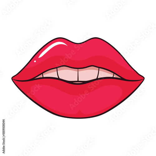 Soft, full, and radiant, her lips curve with gentle allure, tinted with natural or bold hues, expressing warmth, confidence, and a touch of irresistible charm.
