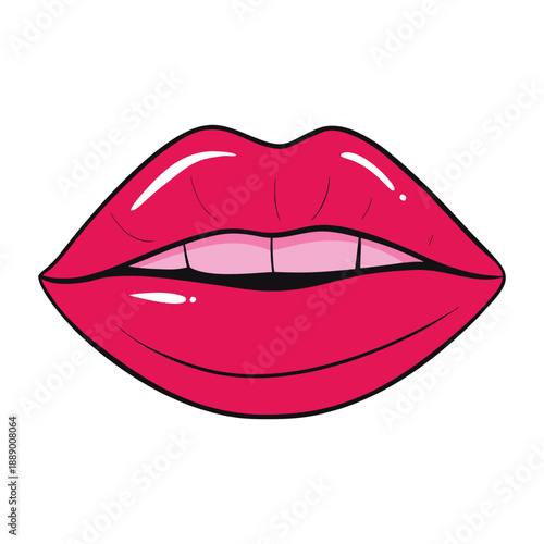 Soft, full, and radiant, her lips curve with gentle allure, tinted with natural or bold hues, expressing warmth, confidence, and a touch of irresistible charm.
