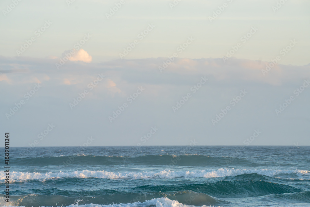 Fototapeta premium Morning seascape looking over the ocean