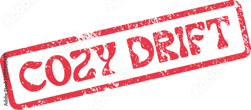 Cozy Drift Concept Stamp Evoking Comfort and Relaxed Atmosphere for Branding and Design Projects