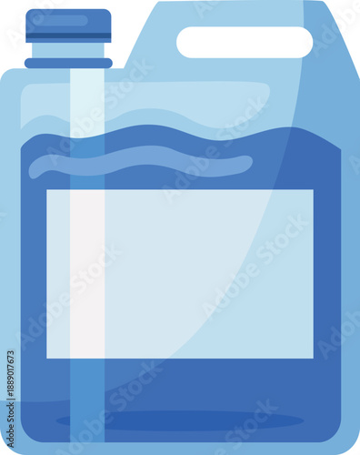 Household cleaner bottle mockup isolated packaging branding presentation vector