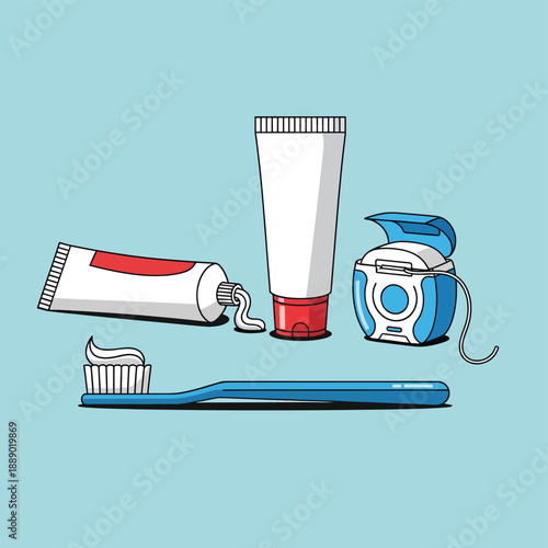 Toothbrush and Toothpaste Hygiene Essentials