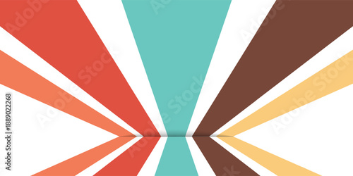 Abstract retro background with stripes and lines. Vector illustration. Eps 10.