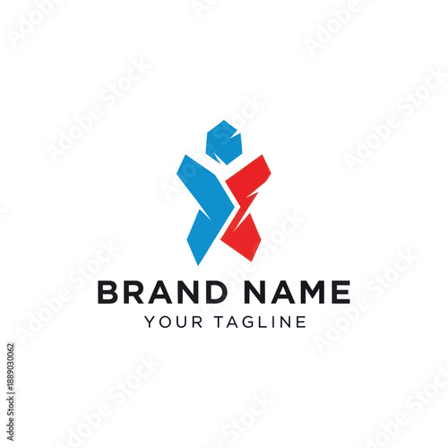 Free Download Modern 3D Logo Design Template. - GFXLoad