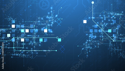 Abstract background on technological and scientific topics. Vector format.