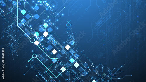 Abstract background on technological and scientific topics. Vector format.