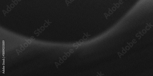 Dark monochrome abstract background with a subtle, soft light curve and a grainy film texture, creating a minimalist, moody, and cinematic effect for a sophisticated and modern design.