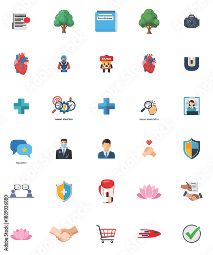 Brand Strategy Icons