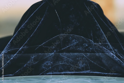 Elegant Dark Velvet Drape