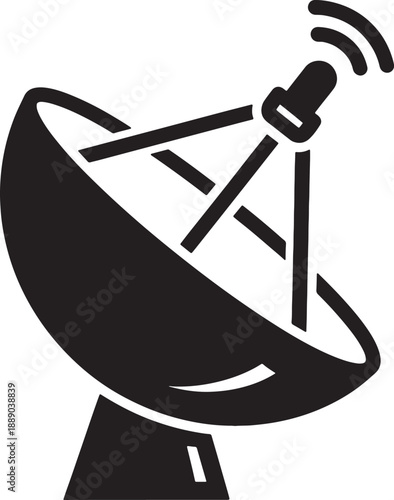 Simpleiconofwirelessmicrophoneforbroadcastingorstreaming