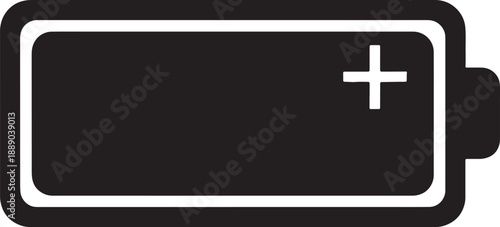 Simplewhiteplussigniconisolatedontransparentbackground