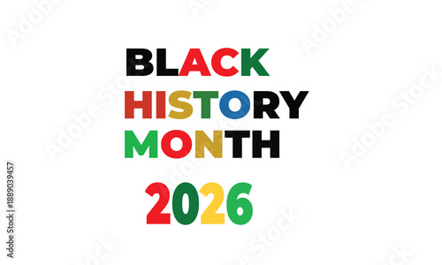 Black history month day banner 2026
