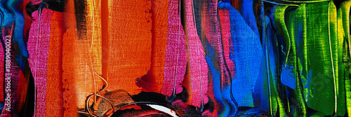 Panel kuchenny z motywem Abstract colorful background art painting  multicolor wallpaper background with texture design hand draw.