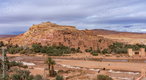 Urlaub in Marokko: Ait-Ben-Haddou Dorf Kasbah, UNESCO Weltkulturerbe in der Provinz Ouarzazate