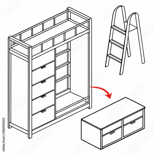 Versatile furniture assembly
