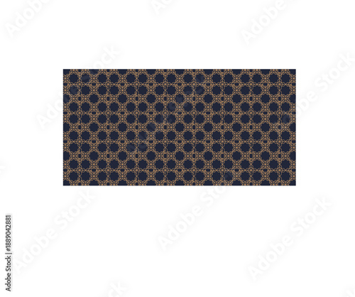 Luxury Islamic Geometric Background with Symmetric Lines