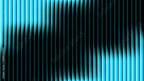 Abstract vertical lines in shades of blue with a dark background