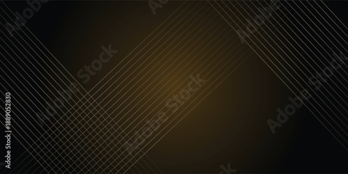 Black and Gold abstract background vector illustration design. Abstract background with gradation and gold line. Template for presentation, web, banner, photo, award, atc.
