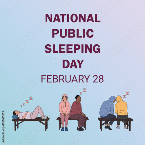 National Public Sleeping Day Banner 