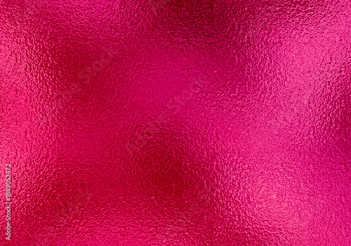Bright hot pink metallic foil texture with uniform shimmering grain for glamorous fashion and feminine branding design