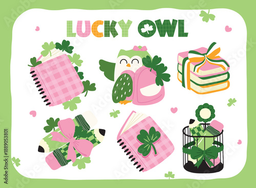 Lucky Owl Back to School for St. Patrick’s Day
