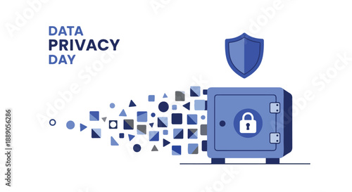 Digital integrity concept illustrating robust data privacy measures, cybersecurity protocols, and secure information safeguarding in the modern era