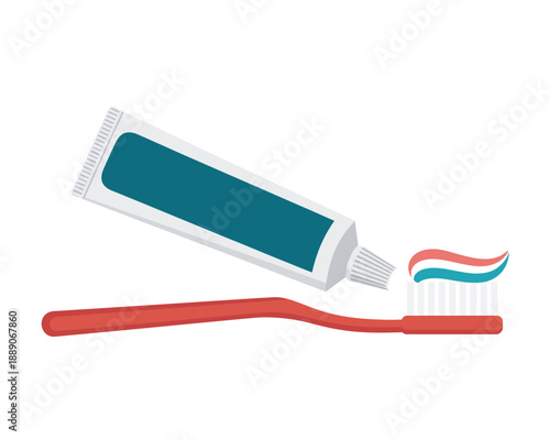 Toothbrush and toothpaste for oral hygiene