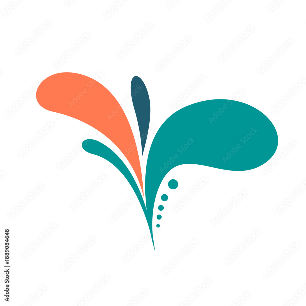 Fototapeta premium abstract floral design