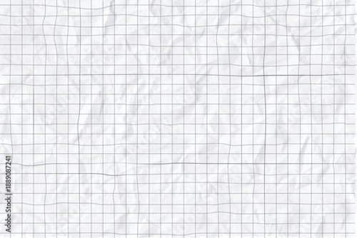  Abstract horizontal grid lines in graph style graphic design, Crumpled white paper texture with a subtle hand-drawn grid pattern, ideal for backgrounds