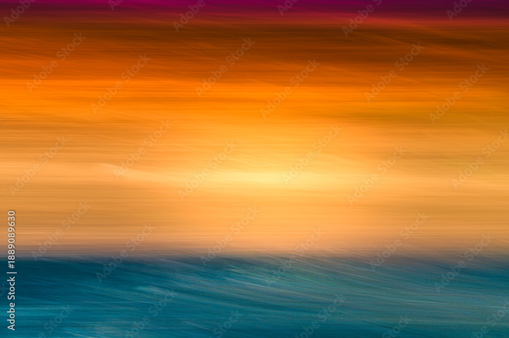 Obraz premium abstract sunset at the beach