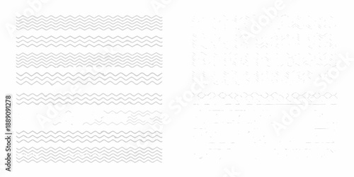 Abstract gray zigzag pattern with subtle text and lines below