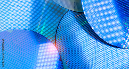 Silicon Wafers and Microcircuits used in electronics for the fabrication of integrated circuits.