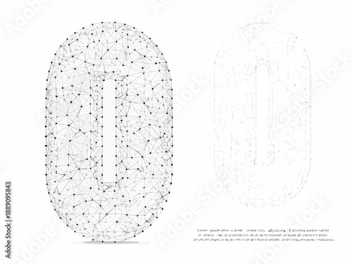 a pair of oval shaped network diagrams side by side