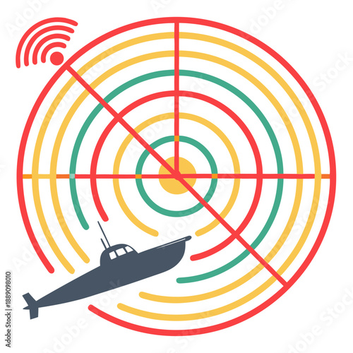 Submarine detecting wireless signal