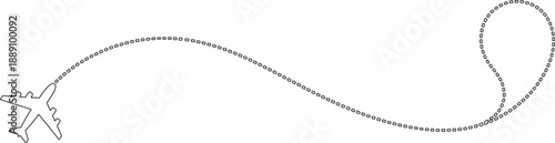 vector illustrationThe image features a clean, white background that enhances the visibility of the central graphic, which is a gray vector illustration of an airplane in flight