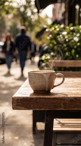A tranquil moment in a cafe...