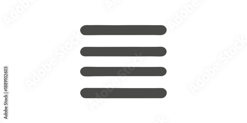 A simple graphic of three horizontal gray rectangles stacked on black