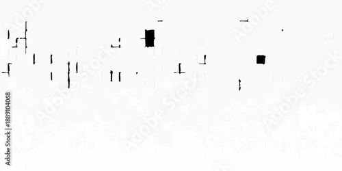 A completely black image with subtle scattered white speckles and dots